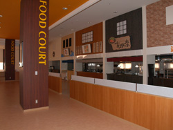 フードコート 下地造り