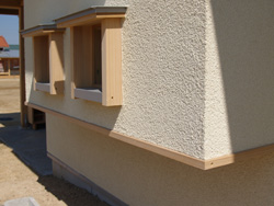 外壁 掻き落とし